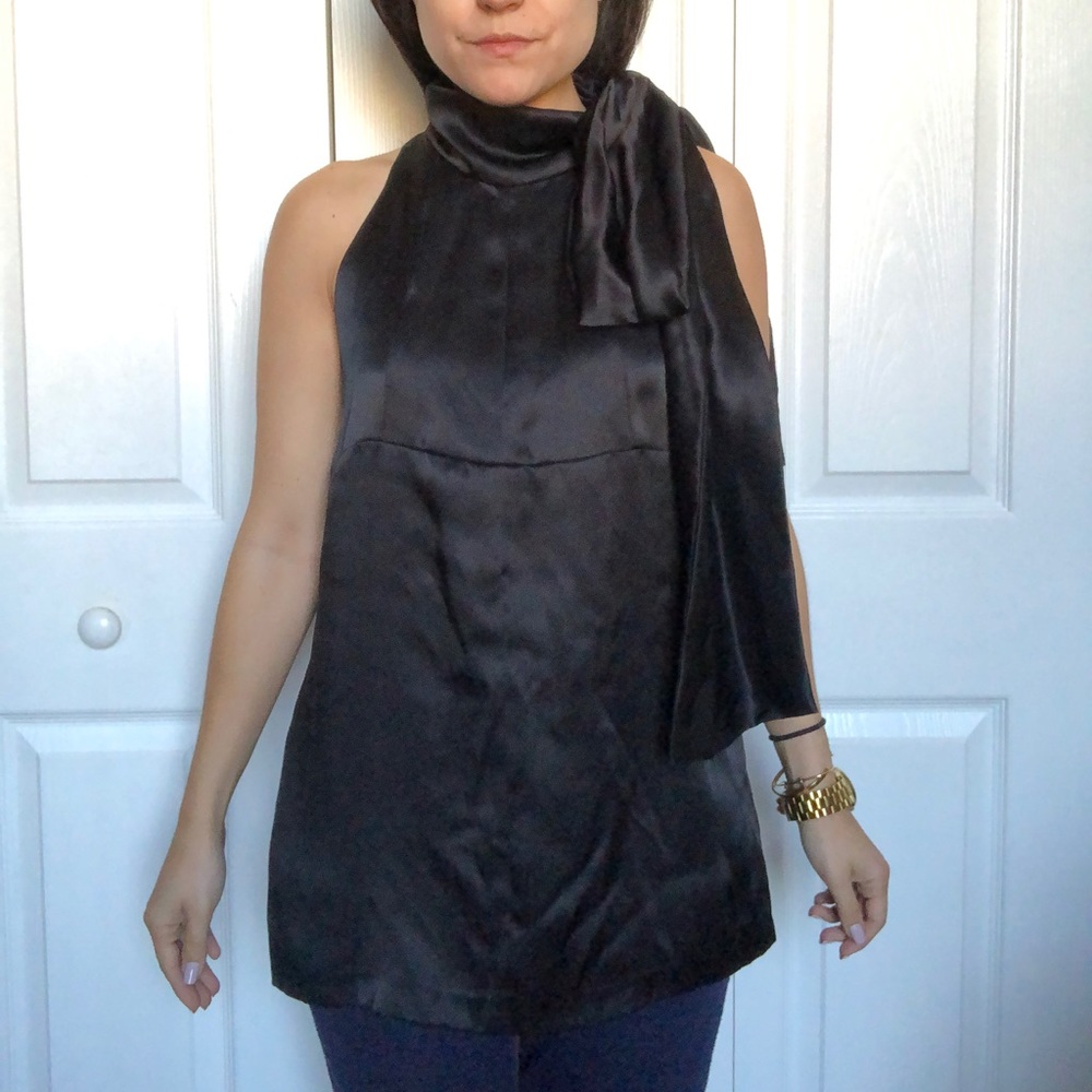 Silk Halter Blouse